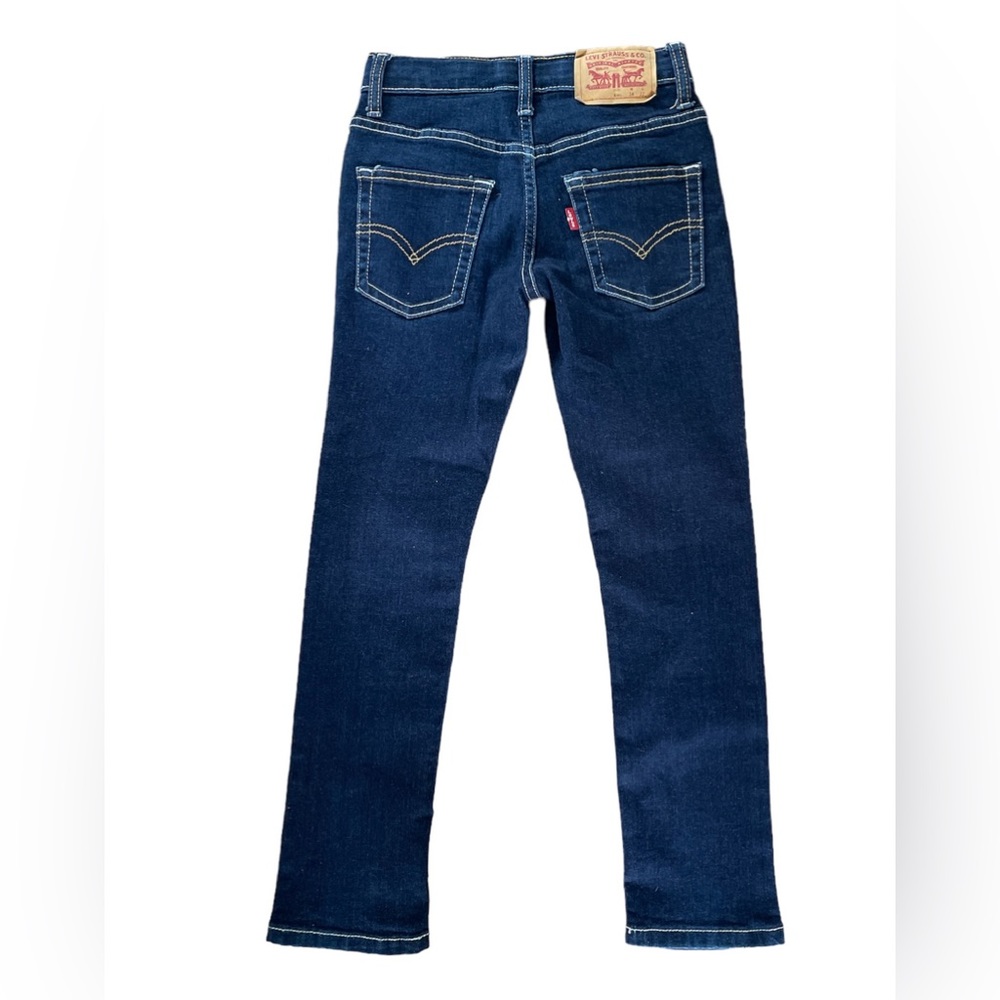 NWOT Levi's 512 Slim Taper  Jeans Boy's Size 8 Reg 24x22 Dark Wash